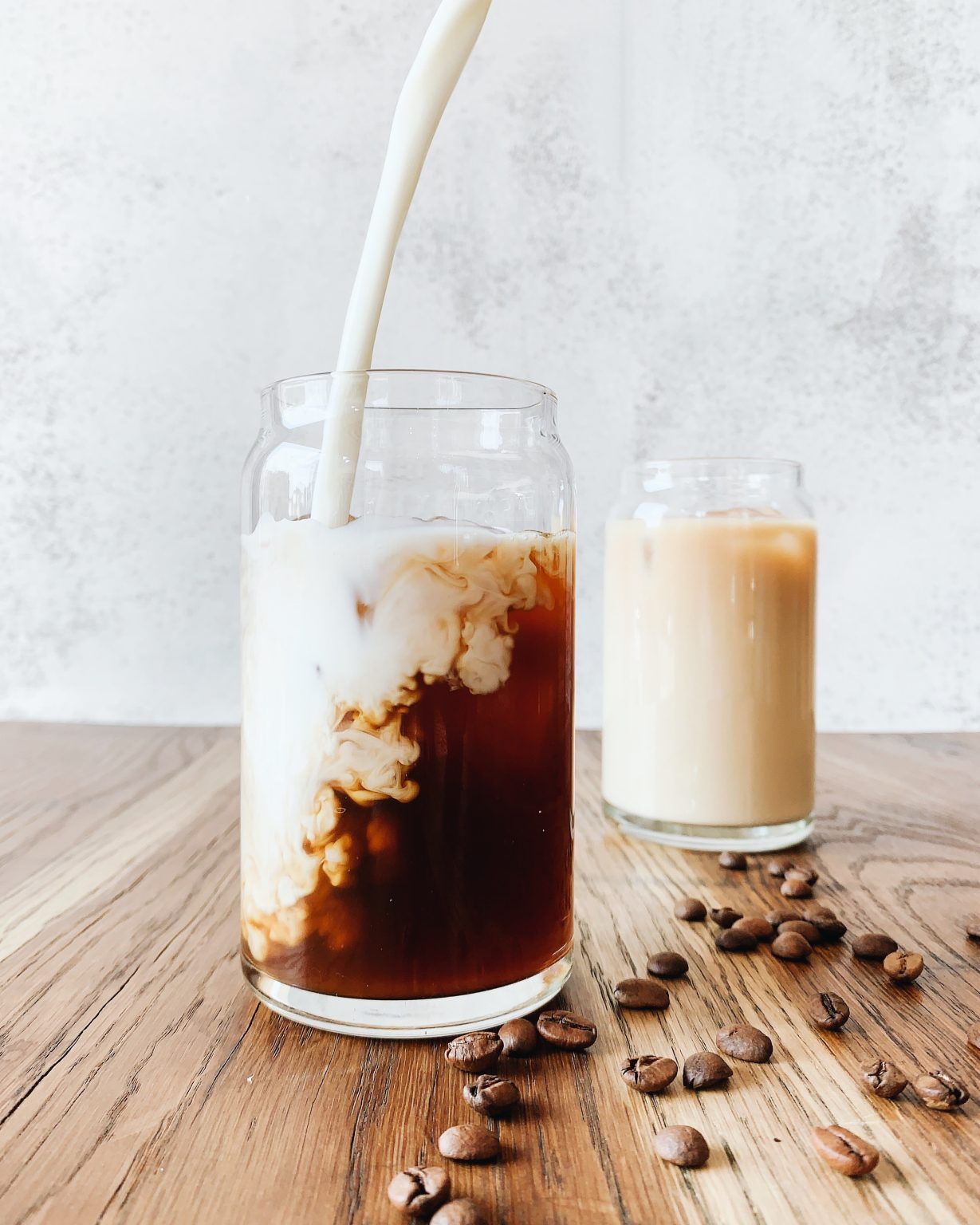 Bebida vegetal com café