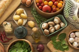 Alimentos da dieta mediterrânica